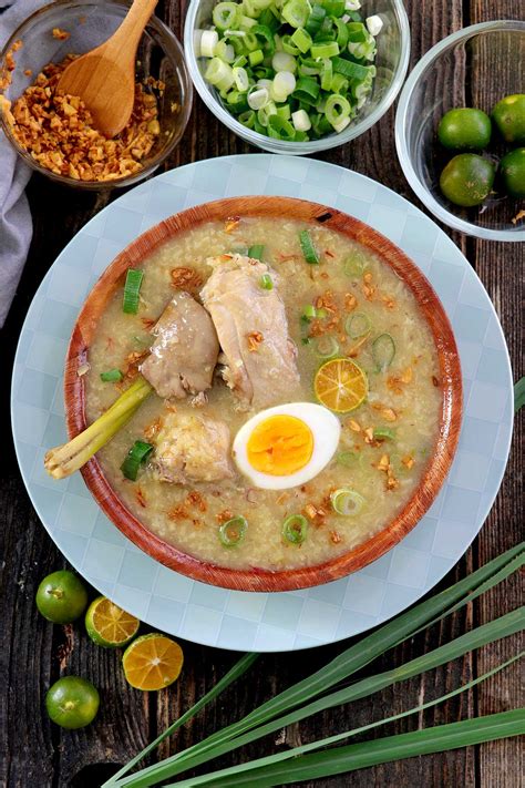 kasubha lugaw|Chicken Arroz Caldo (Filipino Chicken Rice Porridge) .
